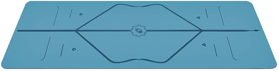 Original Yoga Mat – Free Yoga Bag Included - Patented Alignment System, Warrior-like Grip, Non-slip, Eco-friendly, sweat-resistant, long, wide, 4.2mm thick mat for comfort - Image 2