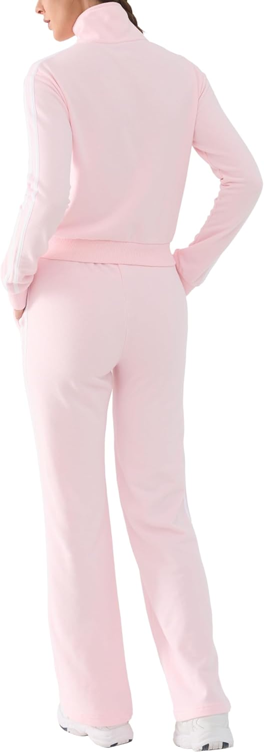 Track suit women 2-piece spring lounge set zip sweatshirt and jogger pants set - Image 2