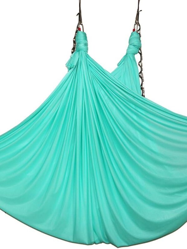 Aerial Yoga Hammock 5.5 Yards Yoga Swing Pilates Silk Home Gym Fitness Include hardware, Pose Guide