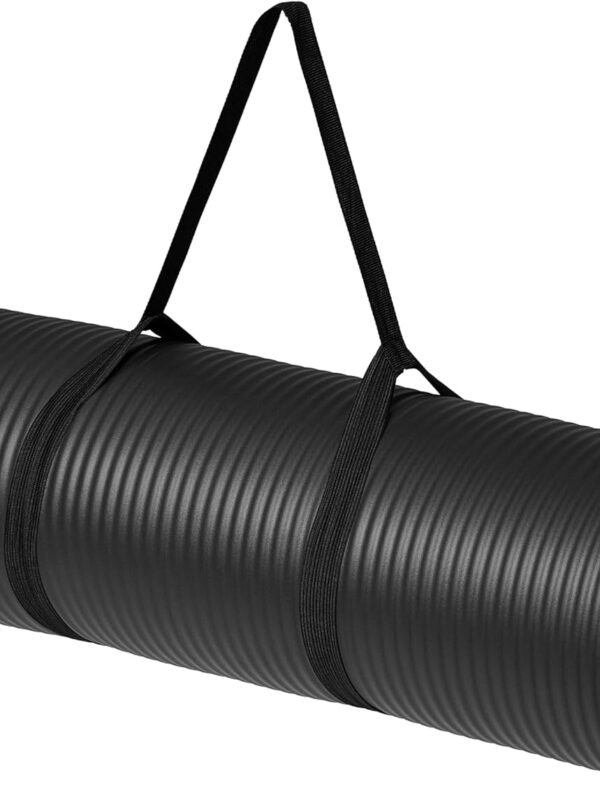 1/2 Inch Extra Thick Exercise Yoga Mat with Carrying Strap