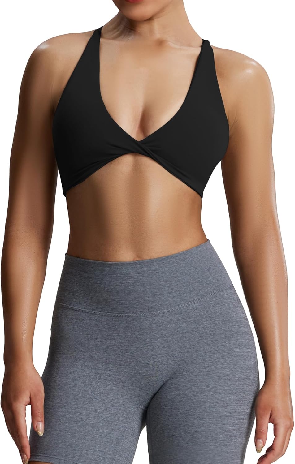Women Workout Sports Bras Fitness Low Impact Bra Yoga Crop Tank